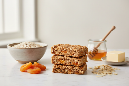 Apricot Almond oat bars