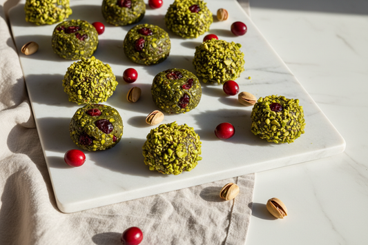 Cranberry Pistachio bites