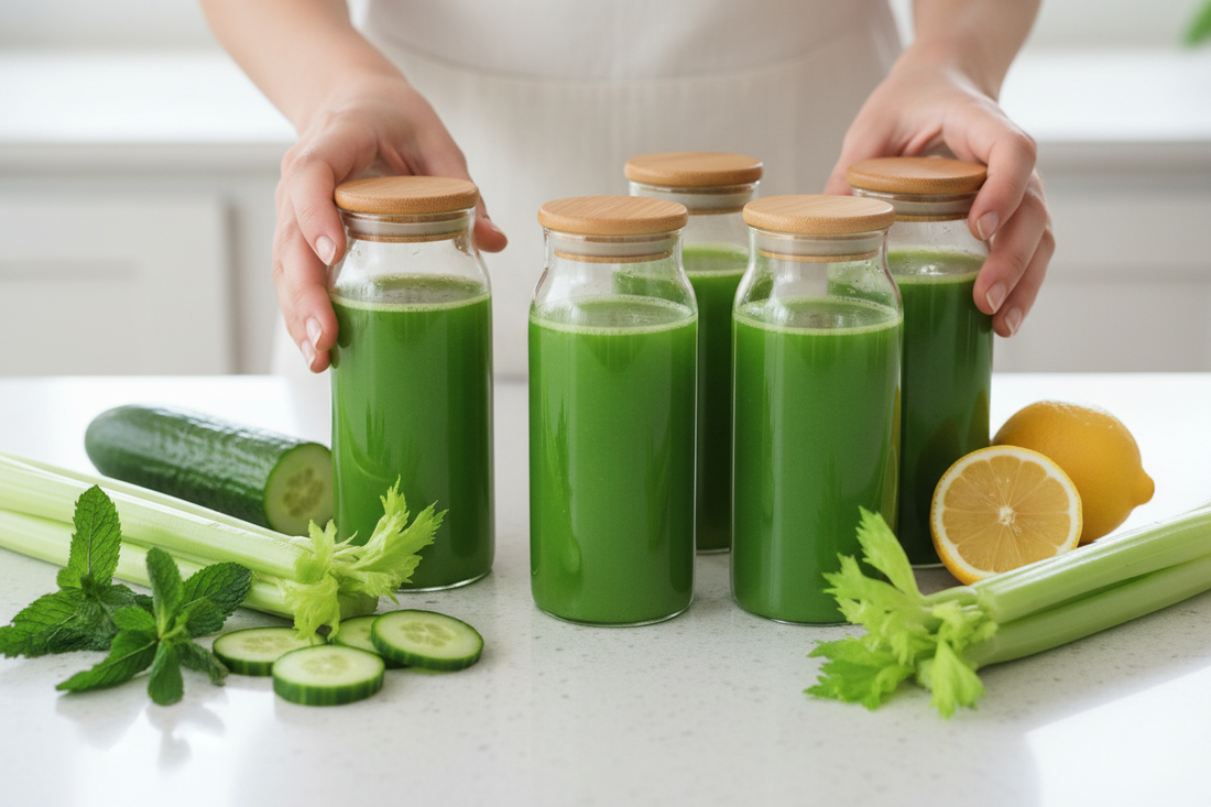 Green Beauty Shot — Your Gentle Morning Routine