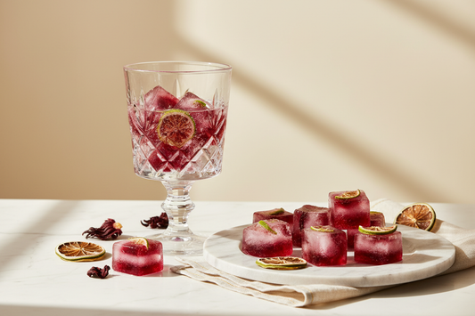 Hibiscus Lime Cubes